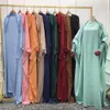 Etnik Giysiler Kapşonlu Abaya Müslüman Kadın Dua Giyim Hijab Elbise Arapça Robe Tepegöz Kaftan Khimar Jilbab Eid Ramazan Elbisesi İslami Giysiler 230317