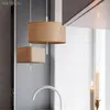 مصابيح قلادة JW Nordic Modern Wood Wood Lights Wooden Hang Lamp لمرض غرفة المعيش