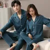 Men's Sleepwear Winter Couple Pajamas Clothes 100% Cotton Bedroom Sleepwear for Women and Men Hombre Dormir Home Pijamas PJ Cotton Pyjamas Femme 230317