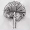 Fleurs De Mariage Bouquet De Luxe Pour La Mariée Et La Demoiselle D'honneur Argent Fleur À La Main Mariage Fête Décoration Strass Perle Accessoires