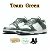 Designer casual skor män kvinnor sneakers vit svart panda grå dimma unc gai varsity grön laser orange syracuse mamma kust godis platt