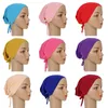 Beanies Beanie/Skull Caps Modal Muslim Turban Hat Inner Hijab Islamic Underscarf Bonnet India女性ヘッドラップターバンテ弾性包帯