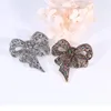 Brooches TULX Rhinestone Bow For Women Large Bowknot Party Office Brooch Pins Vintage Fashion Jewelry Winter Accessories