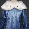 Abiti da ragazza Ragazze da ragazza Cosplay Abito da principessa per bambini Costume da festa di carnevale di Halloween Bambini Natale Fancy Up Snow Queen