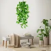 Decoratieve bloemen nep wijnstokken gesimuleerde groene plantenkantoor voordeur home decor indoor buitentuin balkon patio ornamenten imitatie