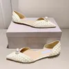 Elegante vestido de casamento nupcial sapatos senhora sandálias pérolas brancas couro marcas de luxo salto alto sandálias brancas mulheres andando com caixa tamanho 35--40 sandálias brancas