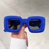 선글라스 KAMMPT 대형 사각형 선글라스 남성 여성 패션 팽창 프레임 음영 안경 유행 새로운 디자인 UV400 고글 태양 안경 G230225