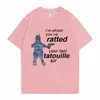 Camisetas de hombre Ratatouille Camisetas con estampado gráfico Im Afeaid Youve Ratted Your Last Tatouille Sir Camiseta Funny Mouse Tees Hombres Mujeres Camiseta linda 230317