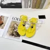 Tasarımcı Sandalet Yaz Artı Boyutu Gece Kulübü Parti Topuk Sandalet Ayakkabı Kadın parmak arası terlik Y230317