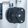 ZONESUN Flüssigpasten-Füllmaschine, Schlauchpumpe, Lotion, Nagellack, Lipgloss, Parfüm, Doppelköpfe, Produktion ZS-NP2