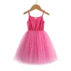 Fille robes d'été mignons filles paillettes princesse robe enfants