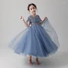 Vêtements ethniques 1 - 12 ans bébé filles été princesse beauté Pageant fée robe enfants fantaisie fête Cosplay Costume robe de bal