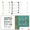 공예 기타 예술 및 공예 벽 마운트 리본 주최자 스토리지 디스플레이 와이어 재봉 랙 키 홀더 드롭 배달 홈 정원 DHI