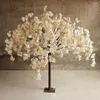 Fleurs décoratives 1.2M Hauteur Artificielle Cerisier Simulation Faux Pêche Souhaitant Arbres Ornements D'art Et Décorations De Pièce Maîtresse De Mariage