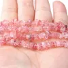 Бусины другие 5-8-мм розовые хрустальные чипсы натуральный камень родонит клубничные кварцевые самородки для украшений DIY, примерно 16 "