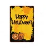 Happy Halloween Party Poster Metal Tin Sinais