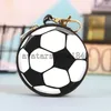 Creatieve stijl kleine opbergzak Key Case Basketball voetbalpatroon oortelefoon Pocket Kinderen Zipper Gift Coin Purse Organizer