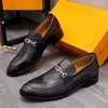 2023 Mens Dress Shoes Designer Casual Mocassini traspiranti Marca maschile Formale Mariage Wedding Flats Zapatos Hombr Taglia 38-44