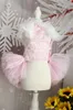 Hondenkleding puppy witte trouwjurk mode handgemaakte kanten geborduurde huisdierkleding voor kleine boogknot prinses tutu jurken poedel