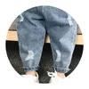 Jeans Boys Casual Jeans Children Denim Ripped Jeans Kids Trousers Toddler Girl Fall Clothes 2 3 4 5 Years Baby Harem Pants Baggy Jeans 230317