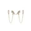 Hoop Earrings Animal For Women White Rhinestone Small Dinosaur Fashion Jewelry Simple Cute Ear Pendant 2023