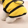 Hondenkleding Pet Bee Kleding Cosplay Cosplay Haped jas Warm puppy Hoodies grappige jassen voor