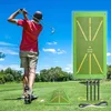 Autres produits de golf Divot Board Low Point et Swing Path Trainer Tapis de traçage à rétroaction instantanée N'importe où Voir votre 230316