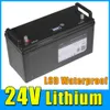 24V 200AHバッテリーRVヨットソーラーエネルギーパワー冷蔵庫インバーター