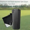 Golf çantaları siyah top temizleyici ile havlu kulübü yıkama arabaları aksesuarlar cihaz şaft montaj temizleme 230316