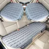 Housses de siège de voiture housse en peluche avant arrière flocage tissu coussin anti-glissière Auto accessoires Universa protecteur tapis tapis