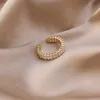 Bandringen 2020 Koreaanse nieuwe eenvoudige temperament wijs vingerring Exquise mode verstelbare ring elegante dames banket sieraden G230317