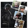 Fietsen helmen militaire tactische CS -game leger training airsoft sportbeschermingsapparatuur camouflage cover snel 230316