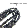 Charm Bracelets Square Black Spinel Beads 4-5mm Natural Gemstone Spacer Jewelry Accessories Making DIY Necklace Bracelet 15 Inch Factory