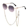 Chaîne de lunettes de soleil pour femmes, mode Anti-chute, lanière irrégulière, tendance féminine, cadeau d'anniversaire de luxe