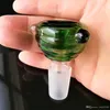 El vidrio al por mayor de la burbuja espiral del color de las cachimbas bongs los accesorios, fumar de cristal del tubo de agua,