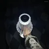 Настольные лампы Акриловая настольная лампа Регаментируемый сенсорный контроль декоративный ночные светильники Регулируем