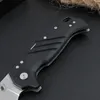 1Pcs Survival Folding Knife D2 Satin Blade G10 with Steel Sheet Handle Outdoor Camping Hiking Fishing Pocket Folder Knives with Retail Box