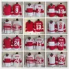 Film vintage hockey jersey retro ccm borduurwerk 9 gordie howe jersey 24 chris chelios 13 pavel datsyuk jerseys