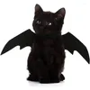 Cat Costumes Pet Shawl Bat Wings Halloween Christmas Spring Festival Toy Gift Felt söt dekoration Tillbehör Fabrikspris