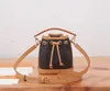 Women Designer Crossbody Bags M81266 Nano Noe Drawstring Super Mini Bucket Handbags Lady Fashion Cute Purse Shoulder Bag