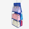 Förvaringspåsar 6 Pocket Hanging Bag Organizer Wall Door Back Underwear Sock Tie Shoe Sundries Pouch Case