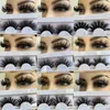 False Eyelashes Top Quality Mink 25mm Fluffy Fake Lashes Pack Resuable Full Strip Eyelash Extension Wholesale Supplies 1 Pair