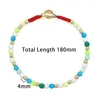 Strand Vlen 2023 Fashion Beaded Bracelet For Women Gifts Pulseras Mujer Hight Quality Acrylic Beads Jewelry