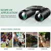 300X25 HD مناظير قوية 50000 متر مناظير طويلة المدى BAK4 FMC Optics Mini Telescope لصيد التخييم الرياضة في الهواء الطلق