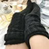 Socks Hosiery Women Thigh High Socks Long Woolen Knit Warm Thick Tall Long Boots Stockings Leg Warmers For Girls Winter Pile Thick Socks 230316