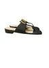 2021 Zomer Luxe G Sandalen Designer Vrouwen Slippers Slipper Mode Echt Leer Slides Metalen Ketting Dames Casual Schoenen