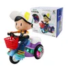 Tiktok party favorise le même type de tricycle cascadeur de célébrités en ligne jouet voiture électrique lumière musique bébé garçon fille