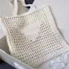 Strohtasche Bast Tote Designer Taschen Sommer Bettwäsche Tasche Stroh Petit Sac Raffia Damen Luxus Handtaschen Stricken Hand Schulter Sac de Luxe Urlaub Strand Totes dicky0750