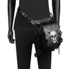 Taillezakken Nieuwe tas Dames Halloween Punk Skeleton Lady One Shoulder Messenger Bag Outdoor Travel Chain 230313