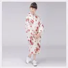 Sahne Giyim Yenilik Çiçek Çocuk Partisi Elbise Japon kız bebek Kimono Çocuklar Vintage Yukata Kid Cosal Kostüm